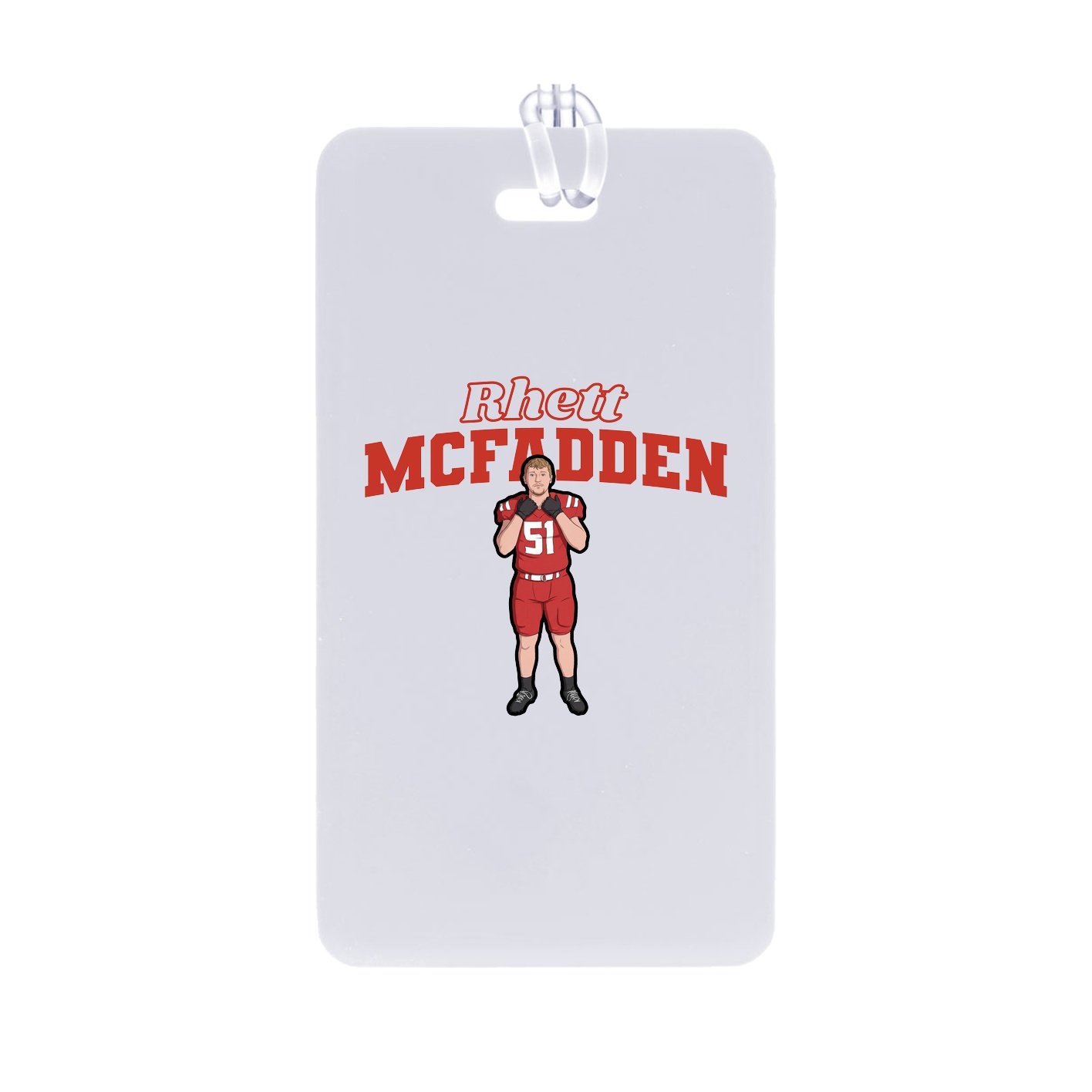 Bag Tag — Name Arch in Classic
