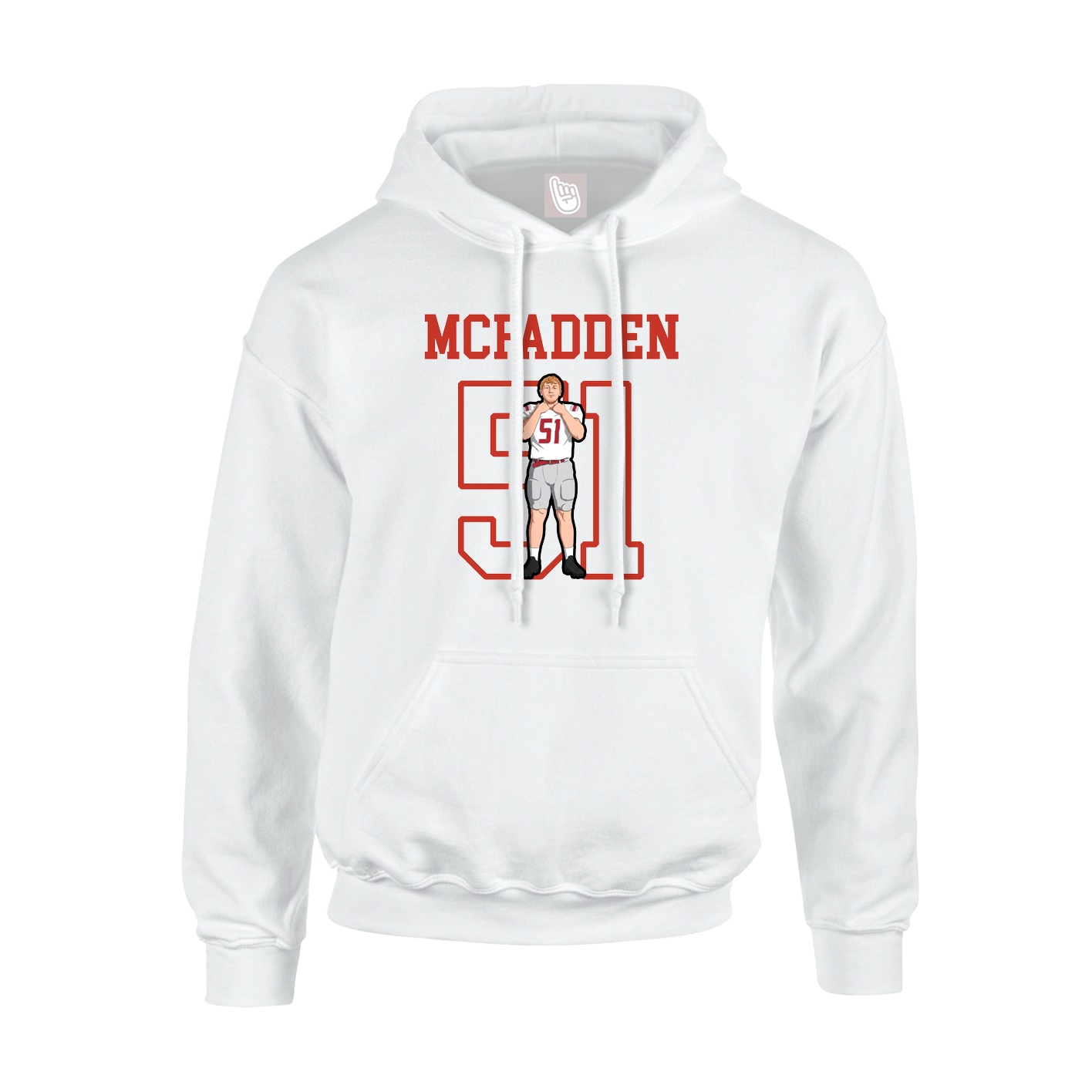 Youth Hoodie — Shirsey in White