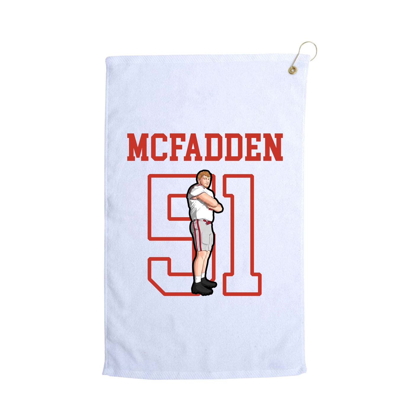 Golf Towel — Shirsey in White
