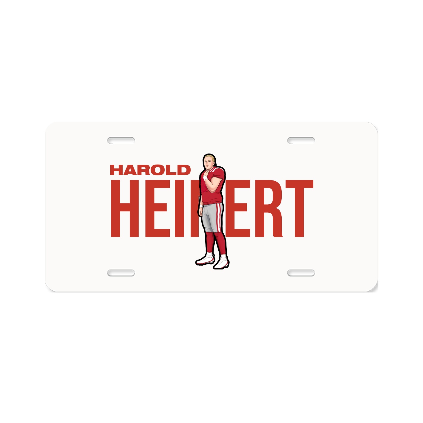 License Plate — Player Name in Classic