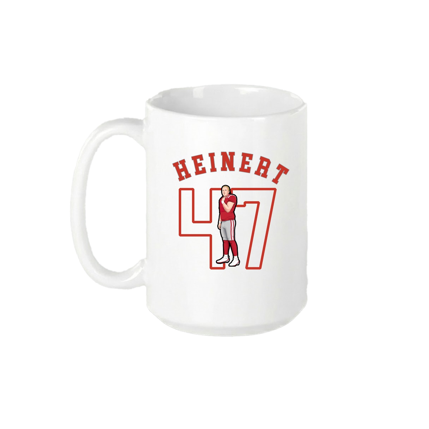 15oz Coffee Mug — Shirsey Arch in White