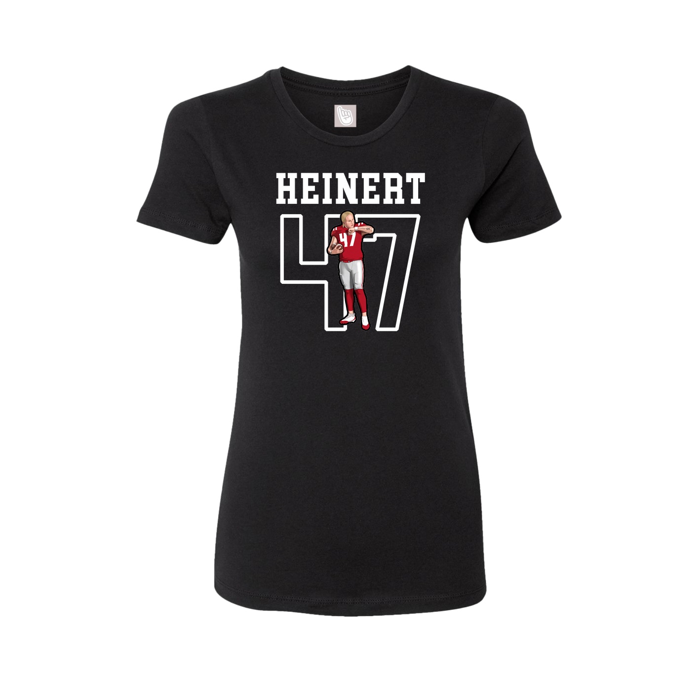 Fitted Women's Tee — Shirsey in Black