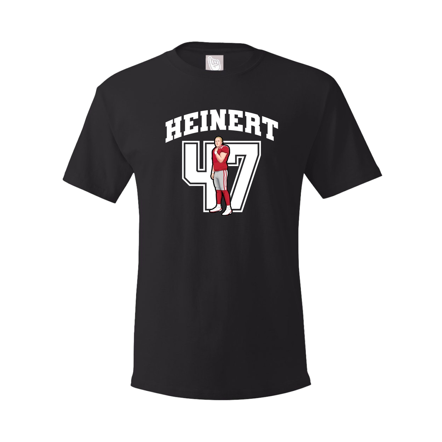 Youth Tee — Number in Black