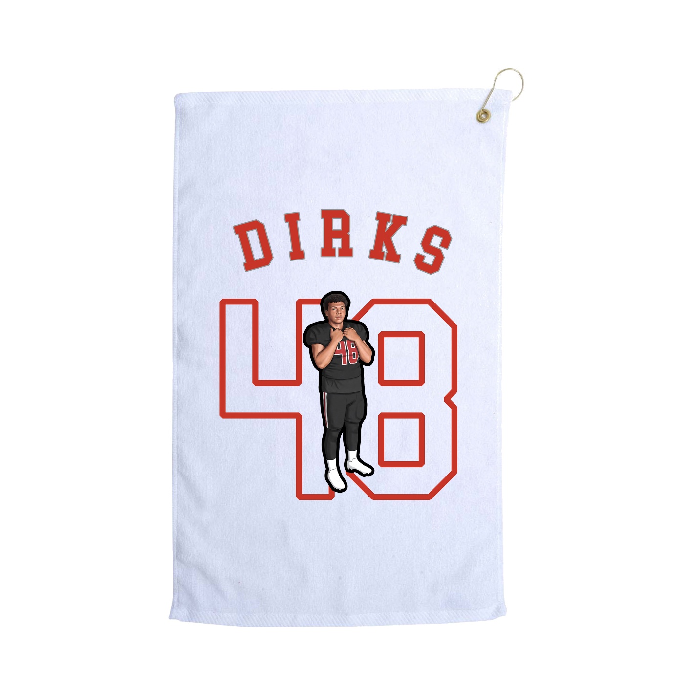 Golf Towel — Shirsey Arch in White