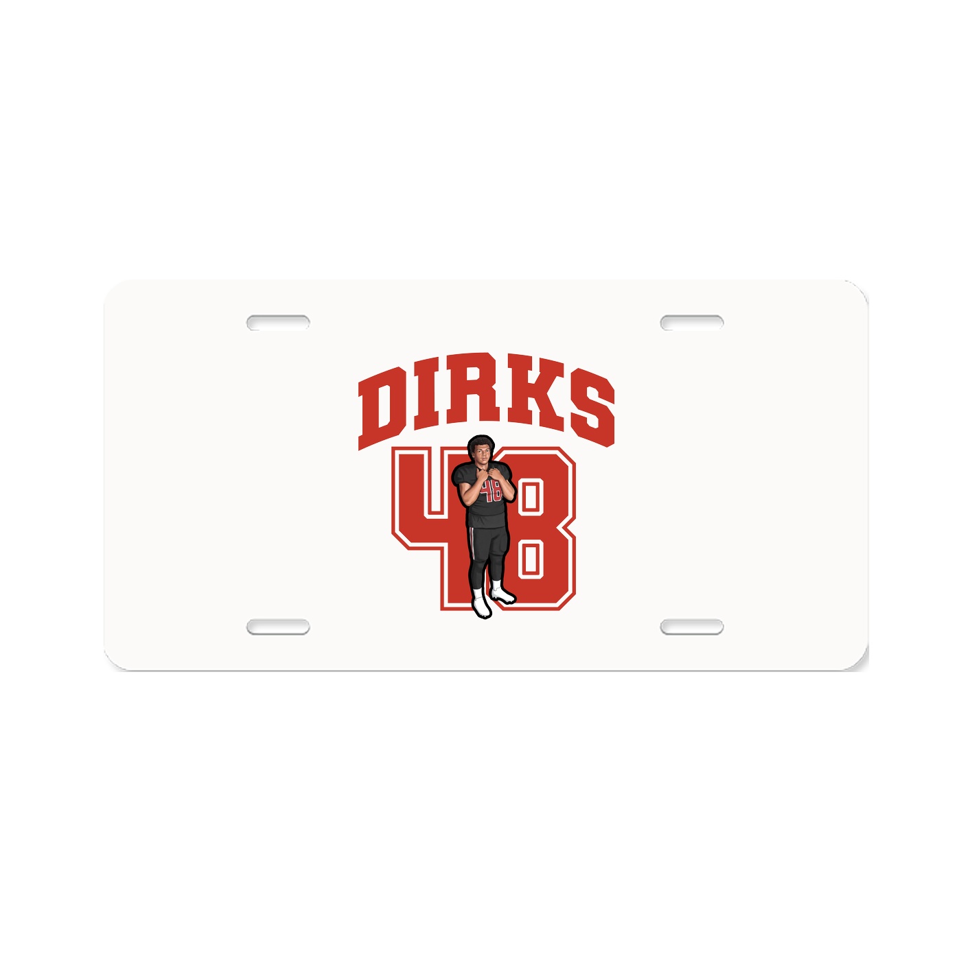 License Plate — Number in Classic