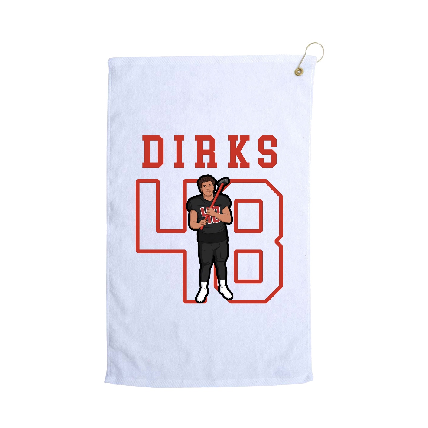 Golf Towel — Shirsey in White