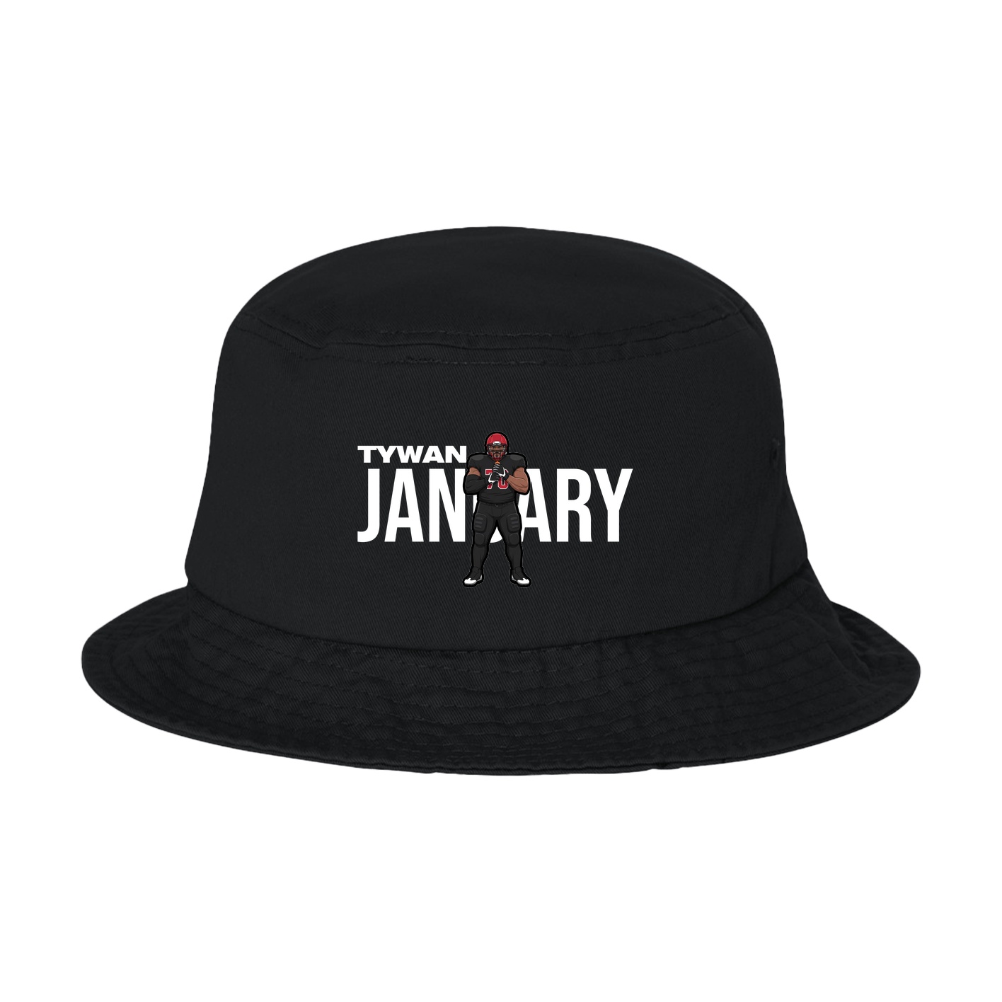 Bucket Cap — Player Name in Black