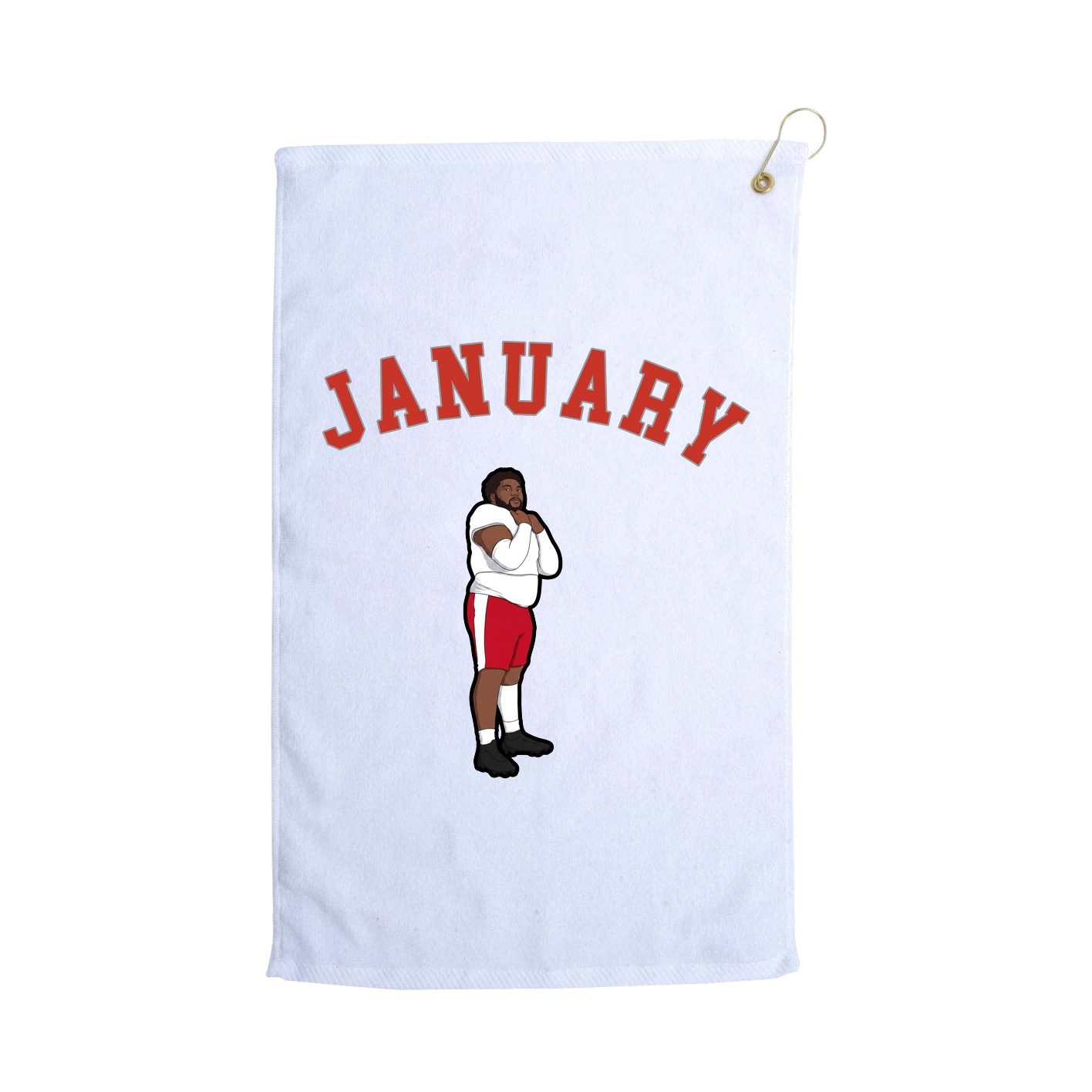 Golf Towel — Shirsey Arch in White