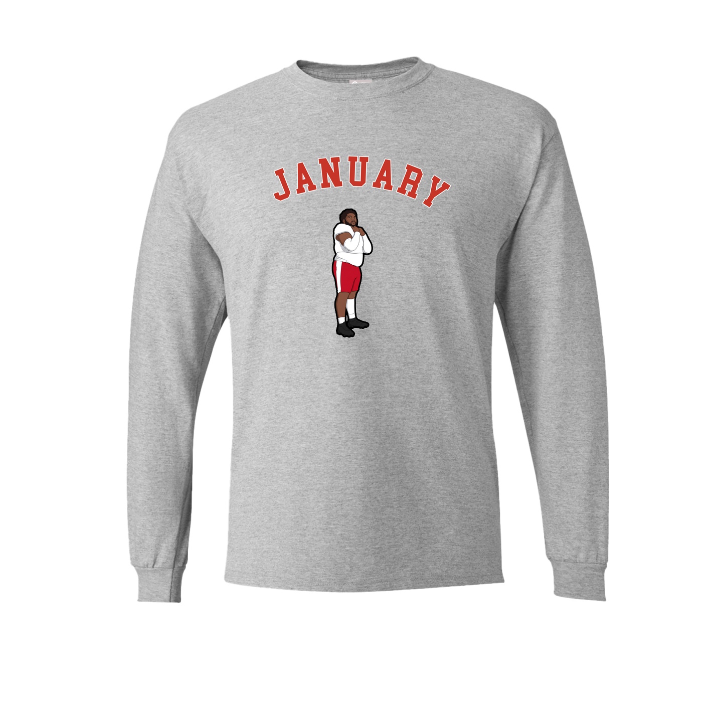 Long Sleeve Tee — Shirsey Arch in Grey