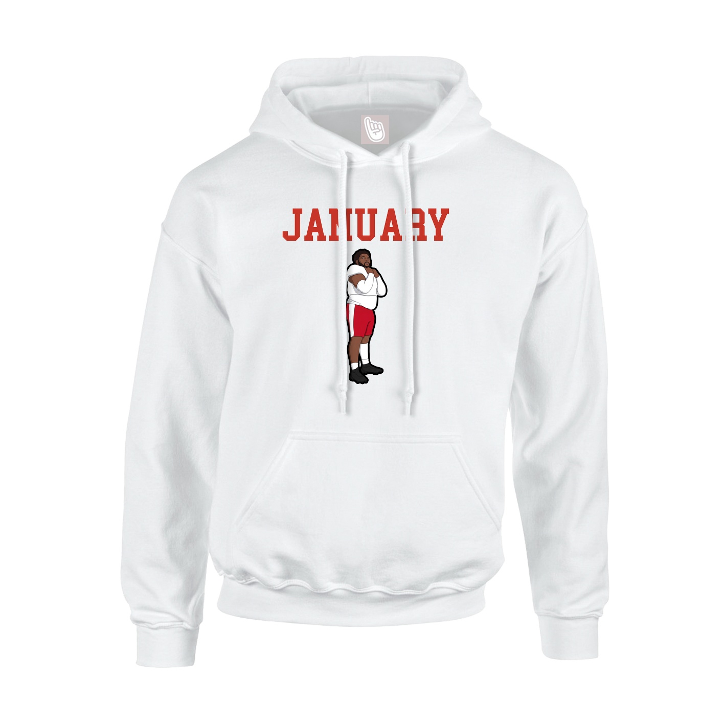 Hoodie — Shirsey in White
