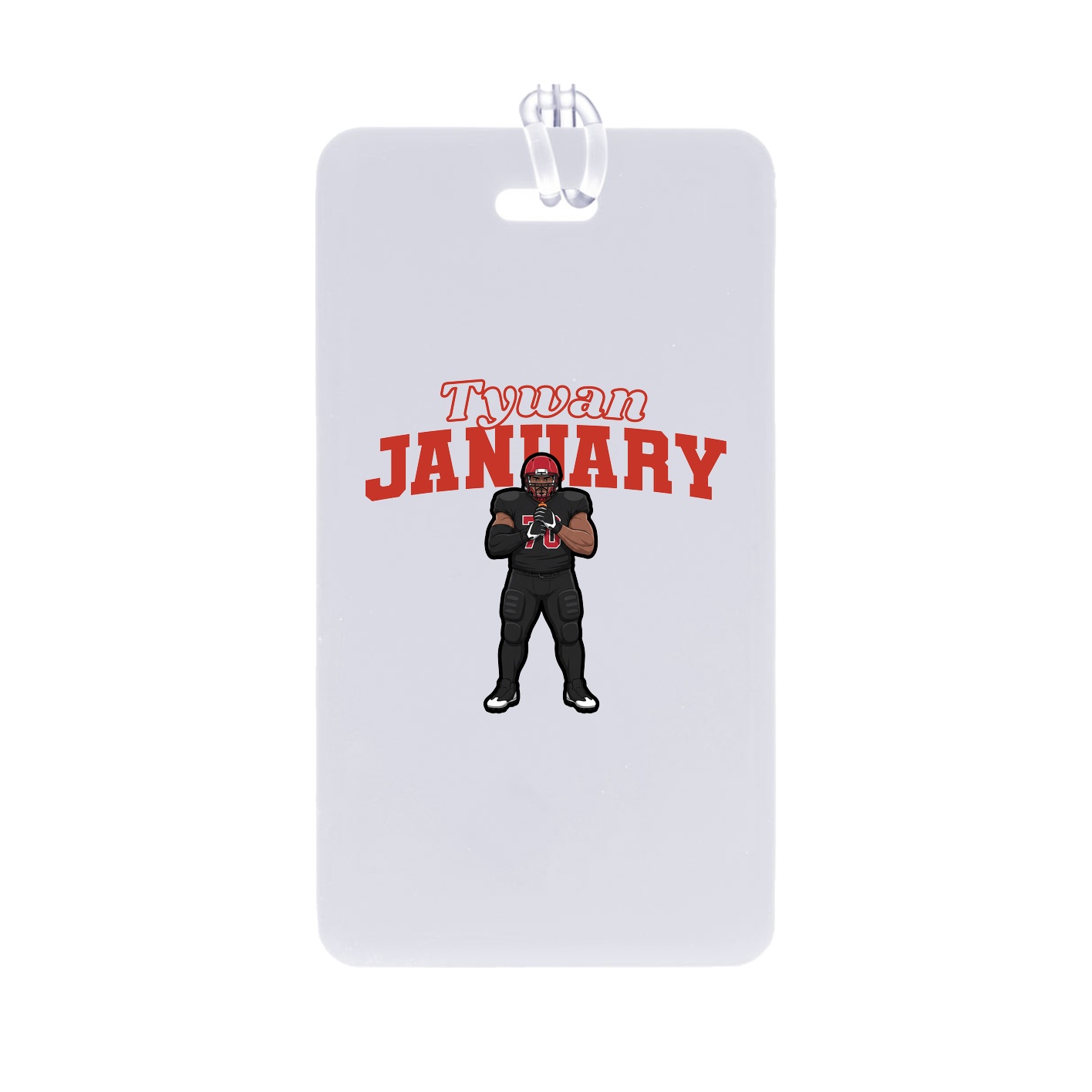 Bag Tag — Name Arch in Classic