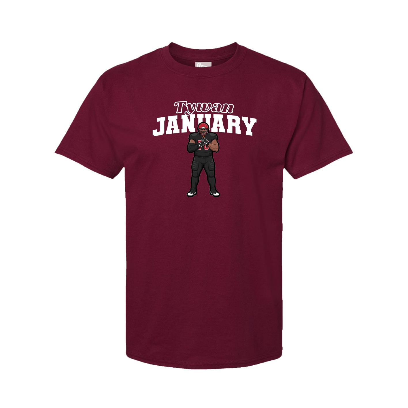 Tee — Name Arch in Cardinal