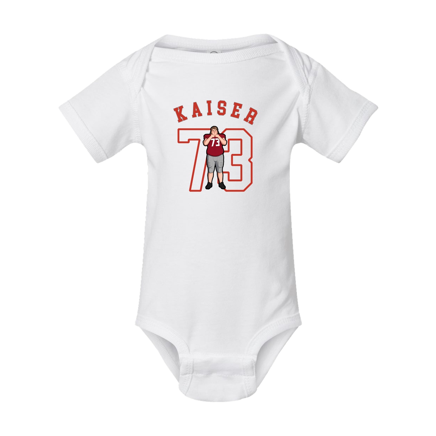 Baby Onesie — Shirsey Arch in White