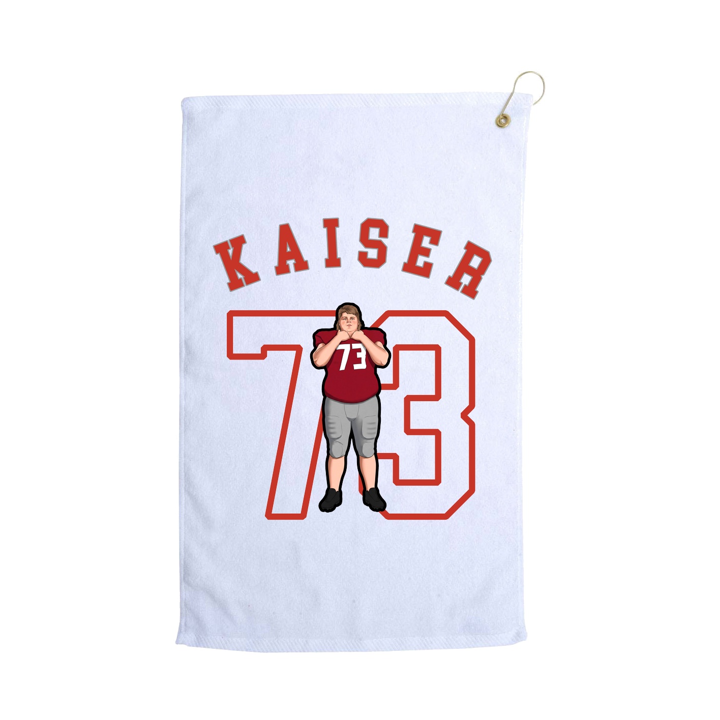 Golf Towel — Shirsey Arch in White