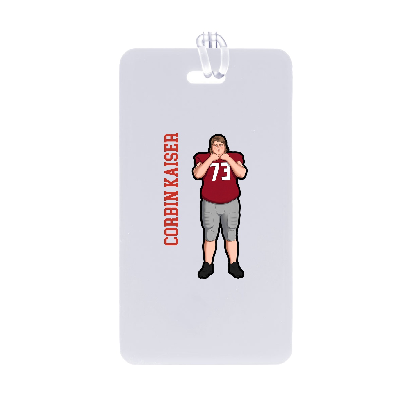 Bag Tag — Name Vertical in Classic