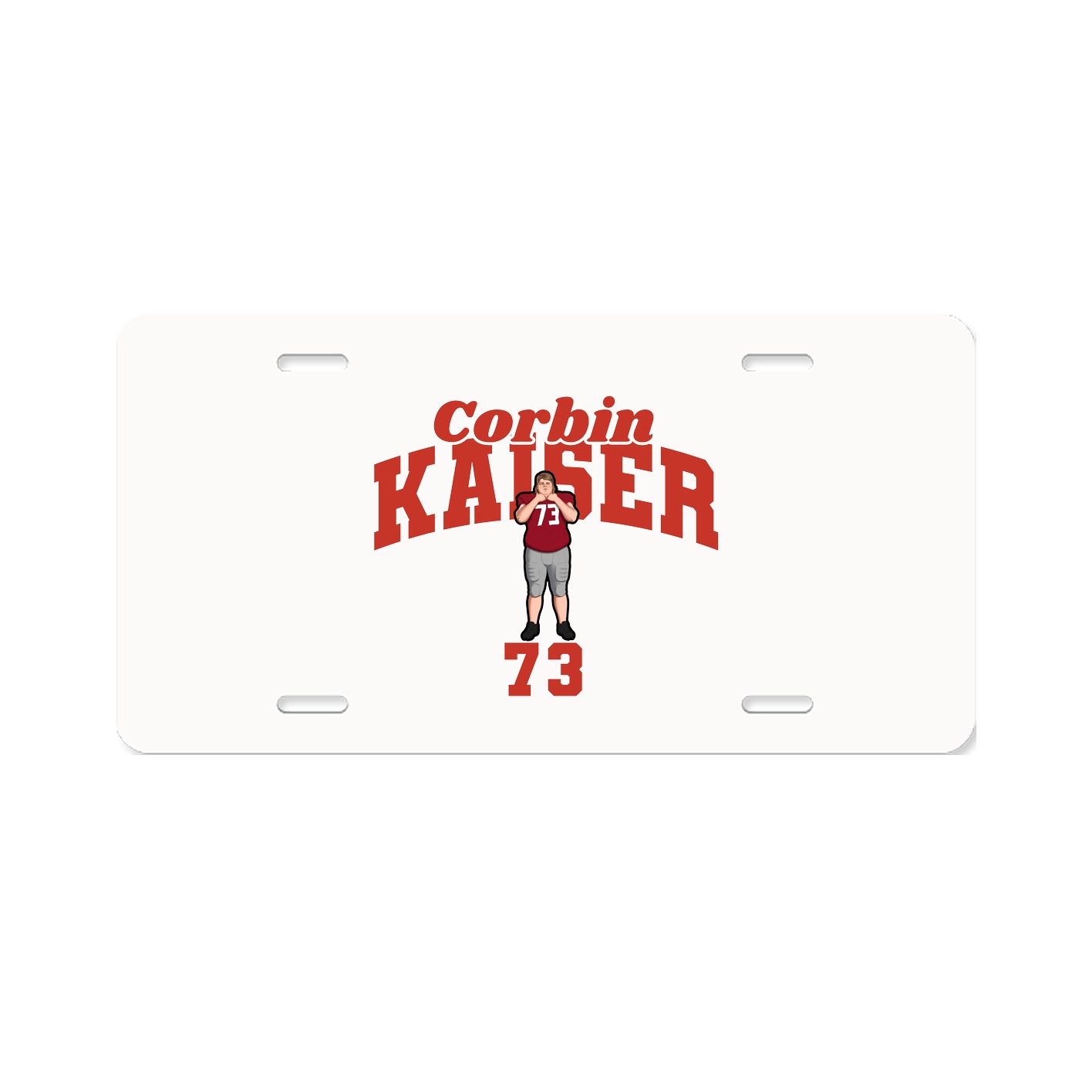 License Plate — Signature Arch in Classic