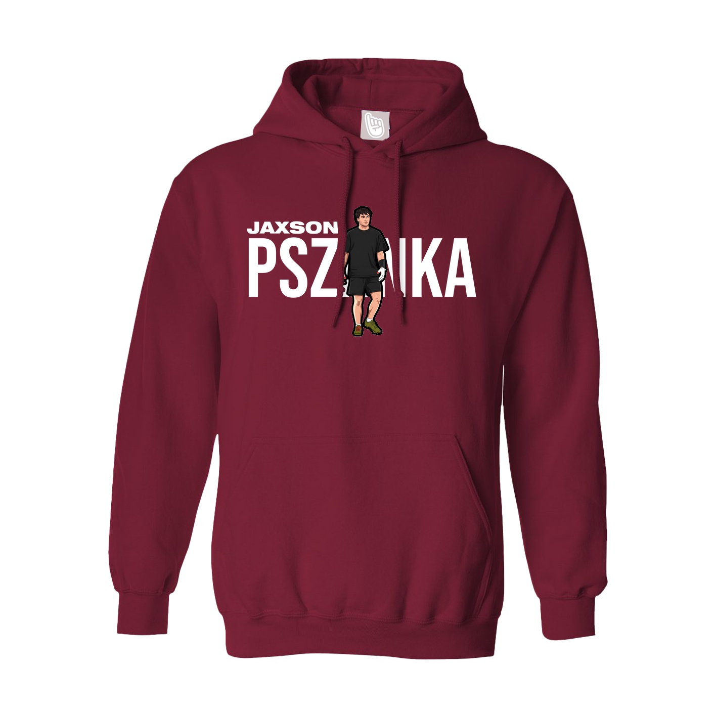 Hoodie — Player Name in Cardinal
