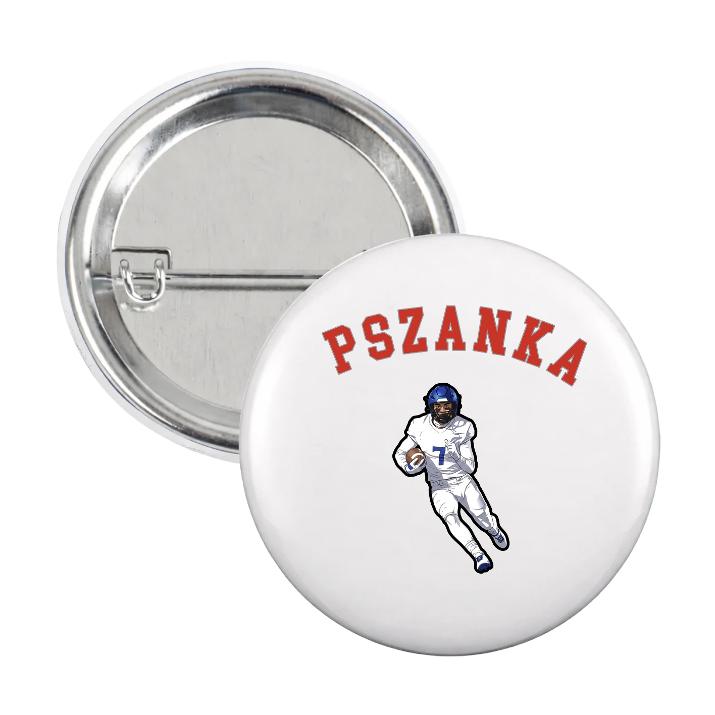 Game Day Button — Shirsey Arch in White