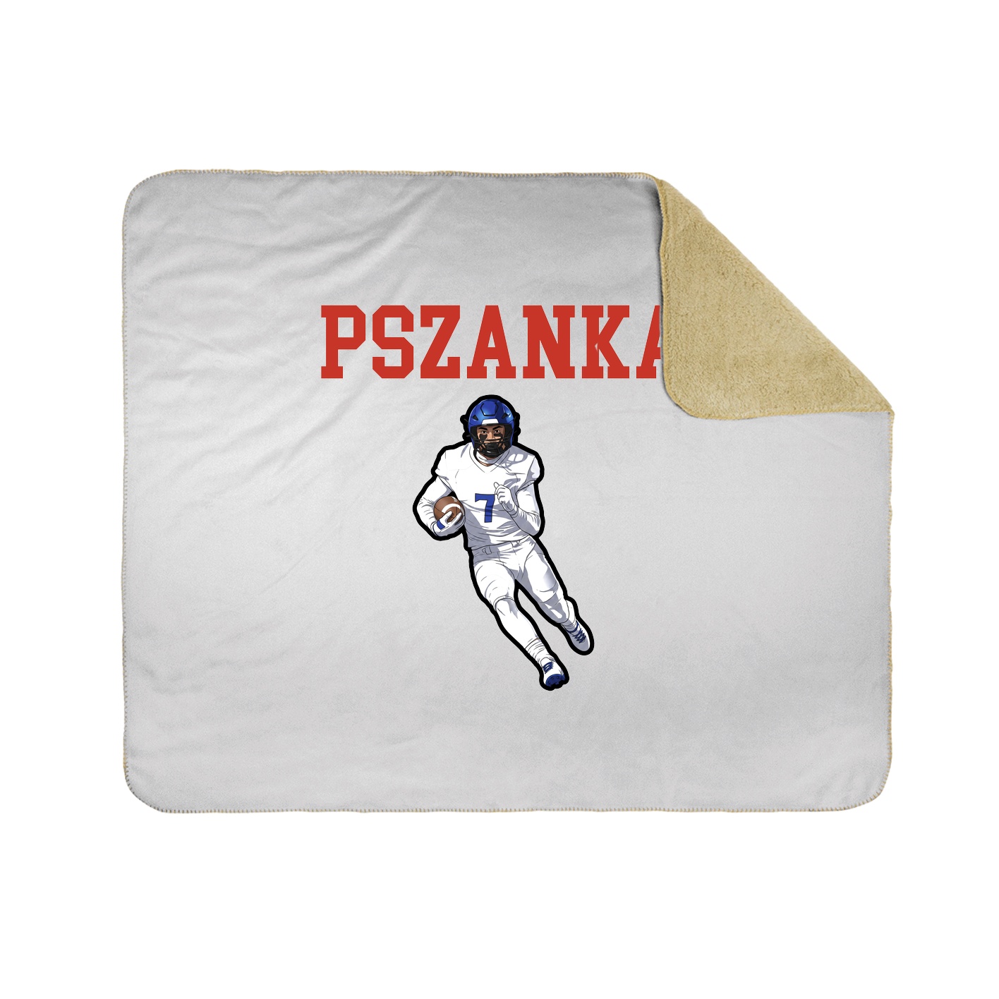 Throw Blanket — Shirsey in White