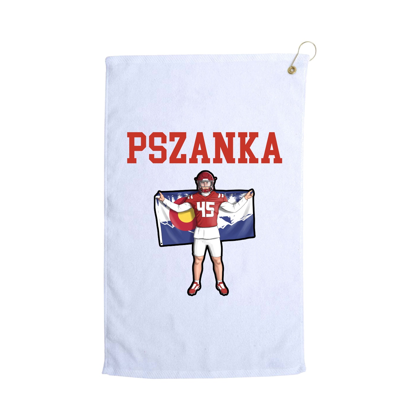 Golf Towel — Shirsey in White