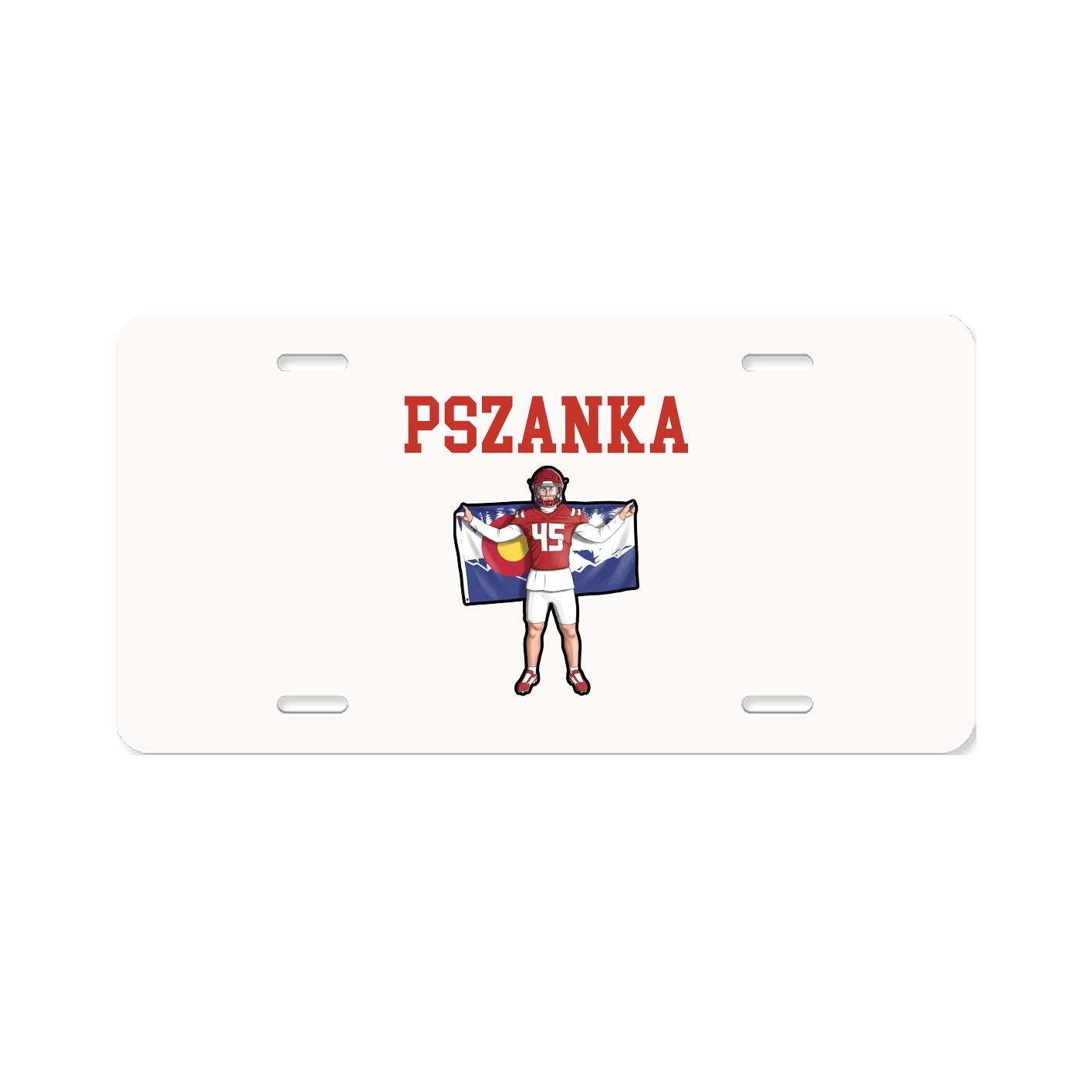 License Plate — Shirsey in Classic