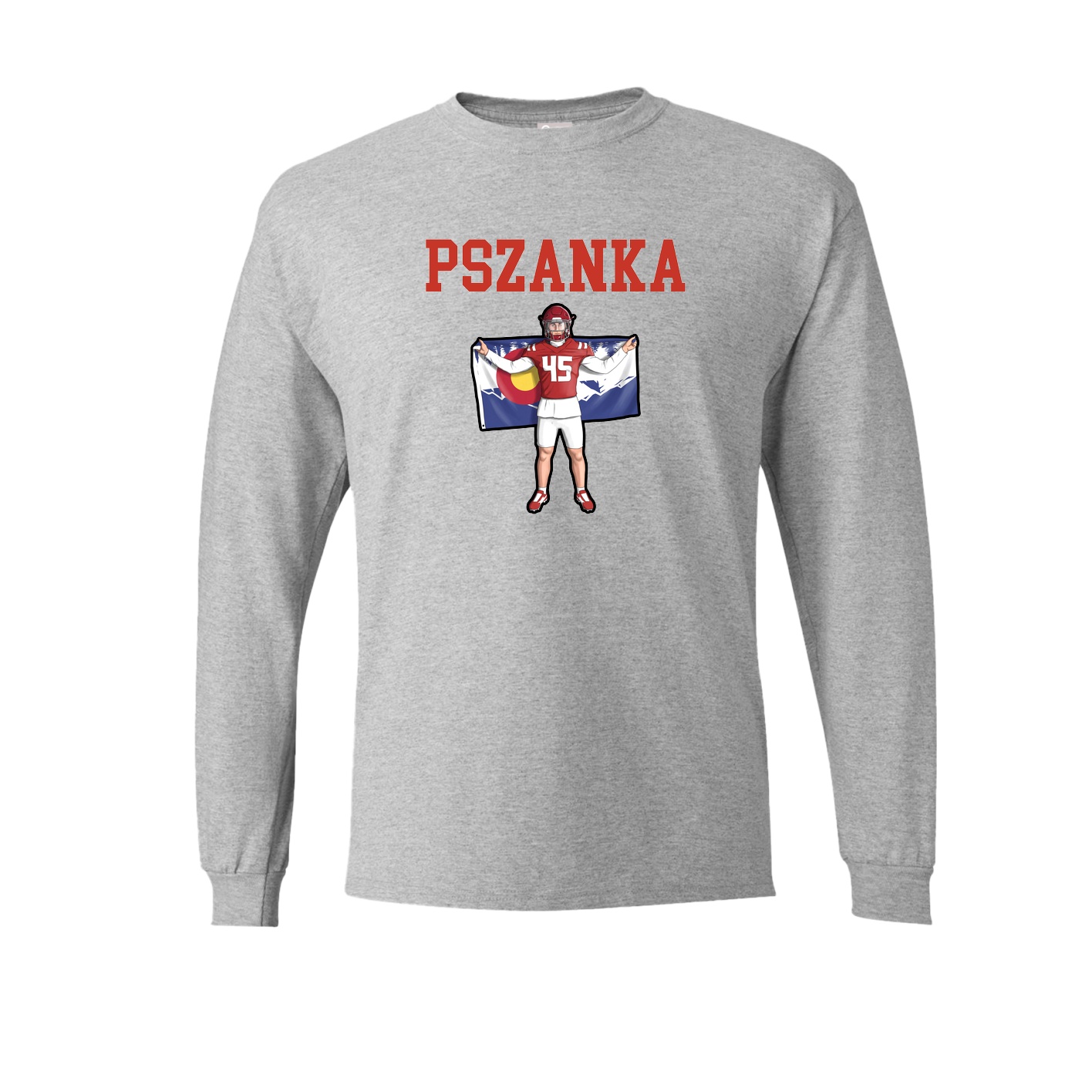 Long Sleeve Tee — Shirsey in Grey