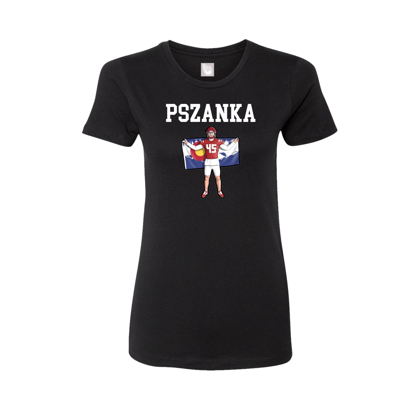 Fitted Women's Tee — Shirsey in Black