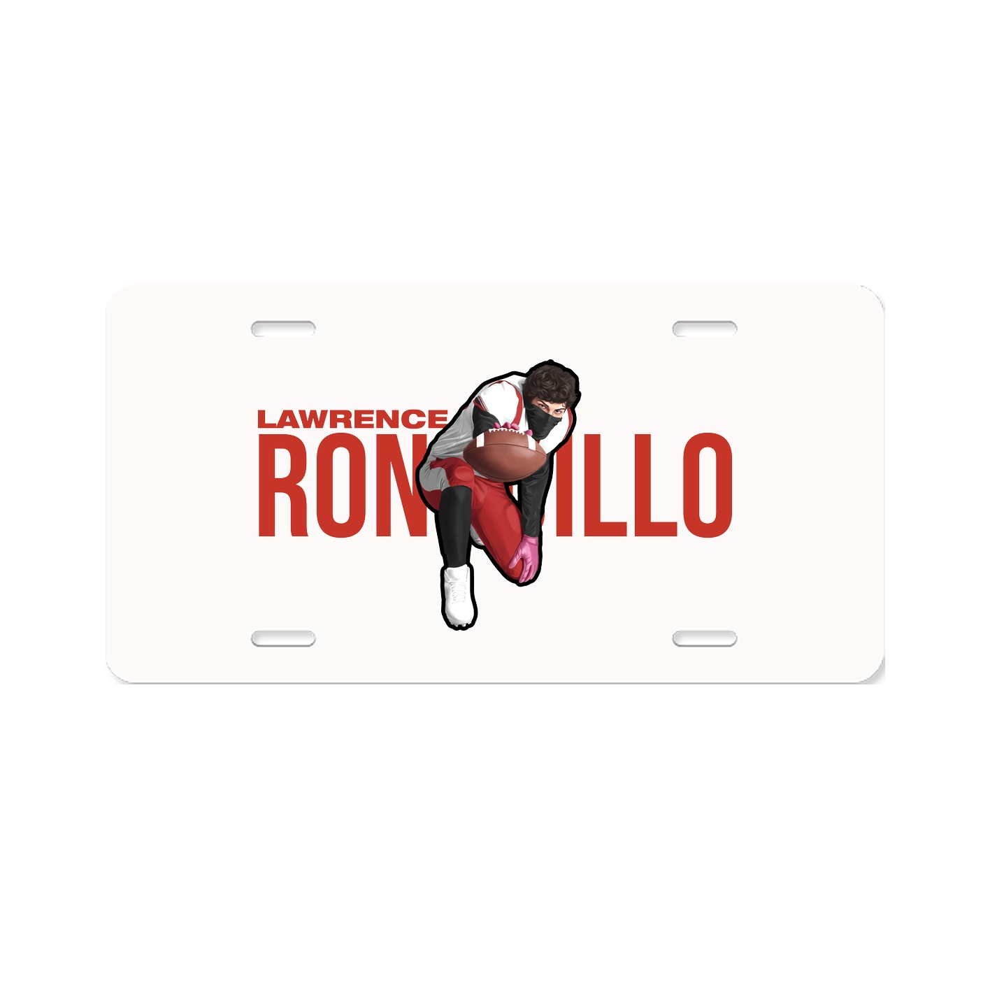 License Plate — Player Name in Classic