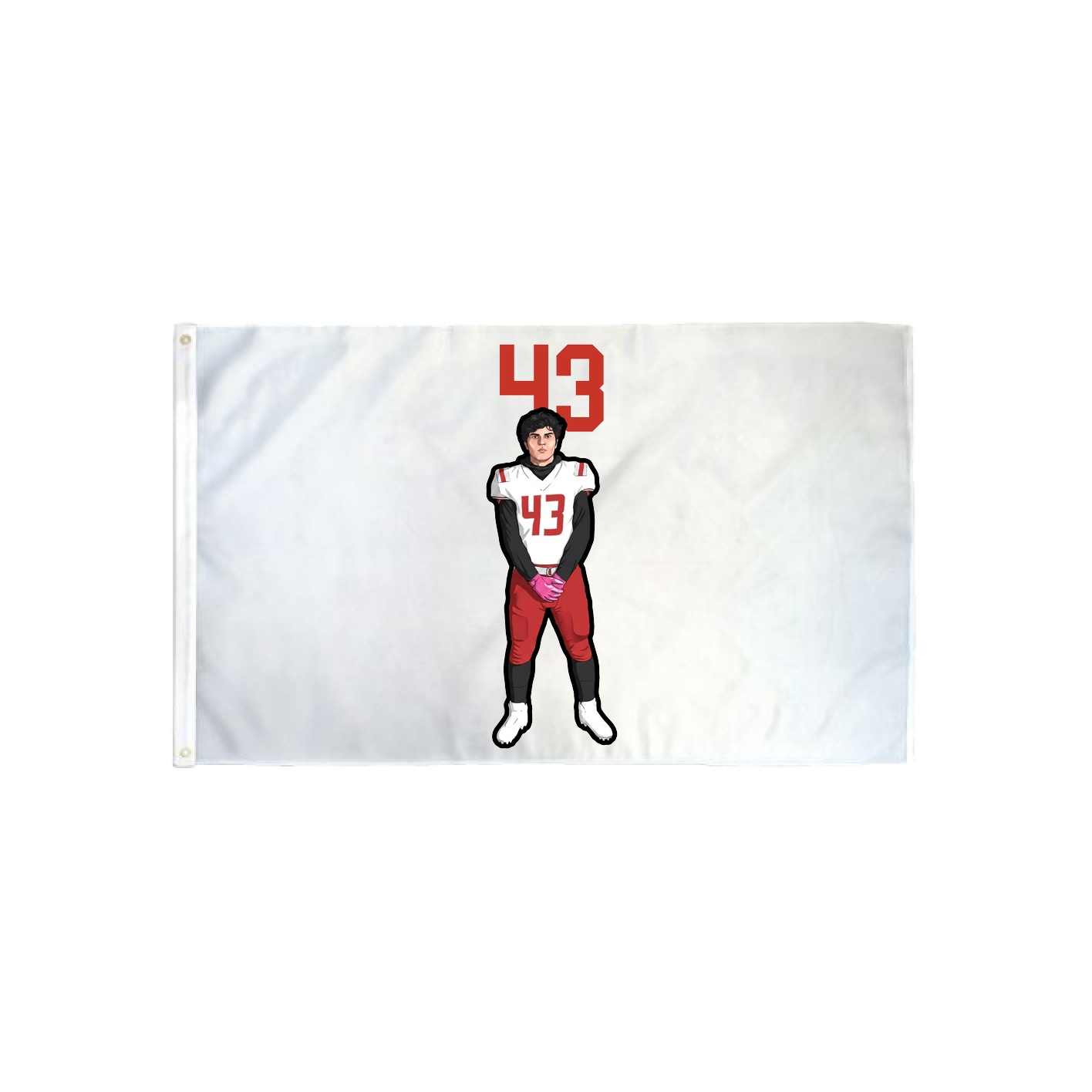 3x5 Flag — Number Top in Classic