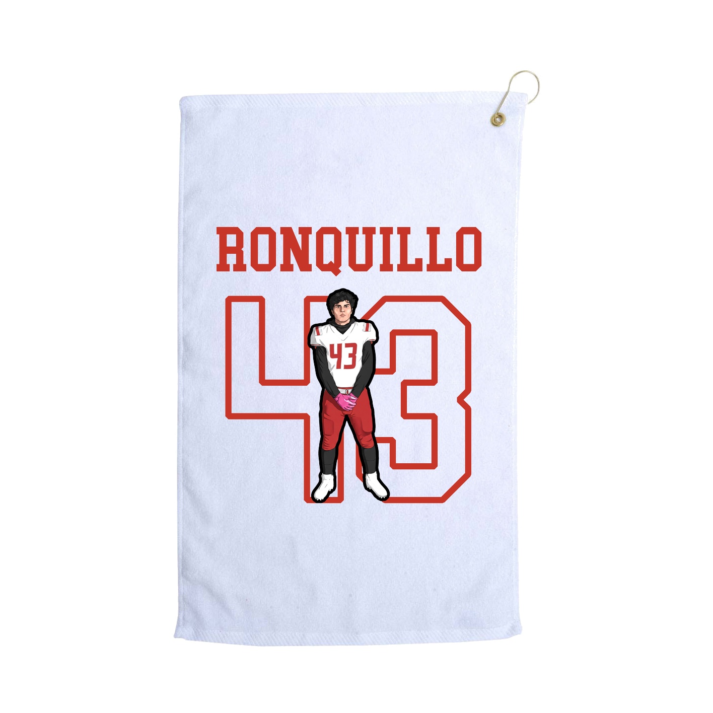 Golf Towel — Shirsey in White