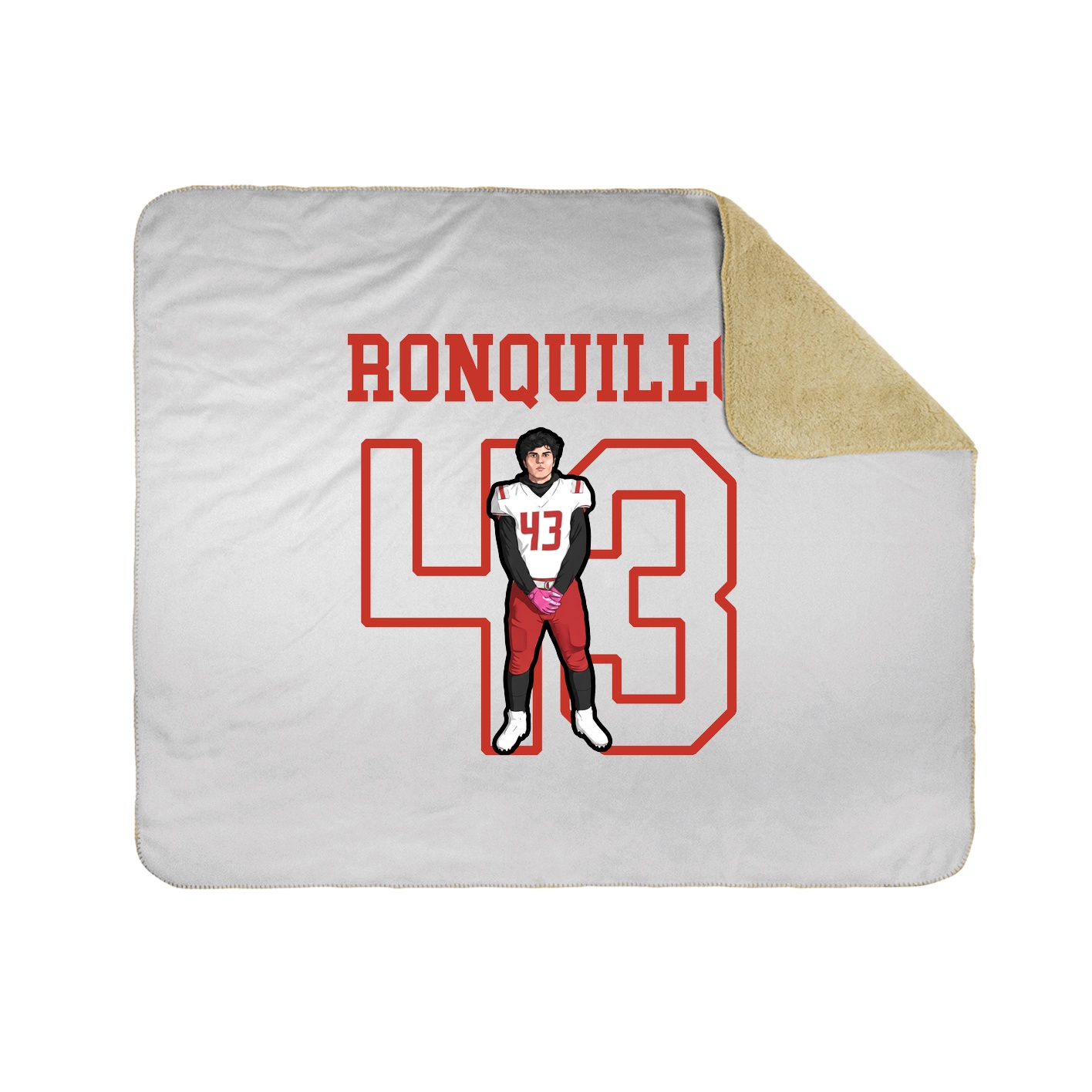 Throw Blanket — Shirsey in White