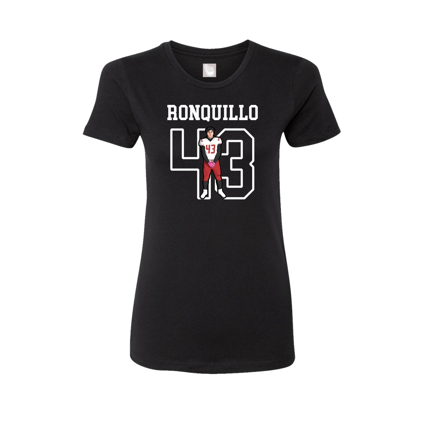 Fitted Women's Tee — Shirsey in Black