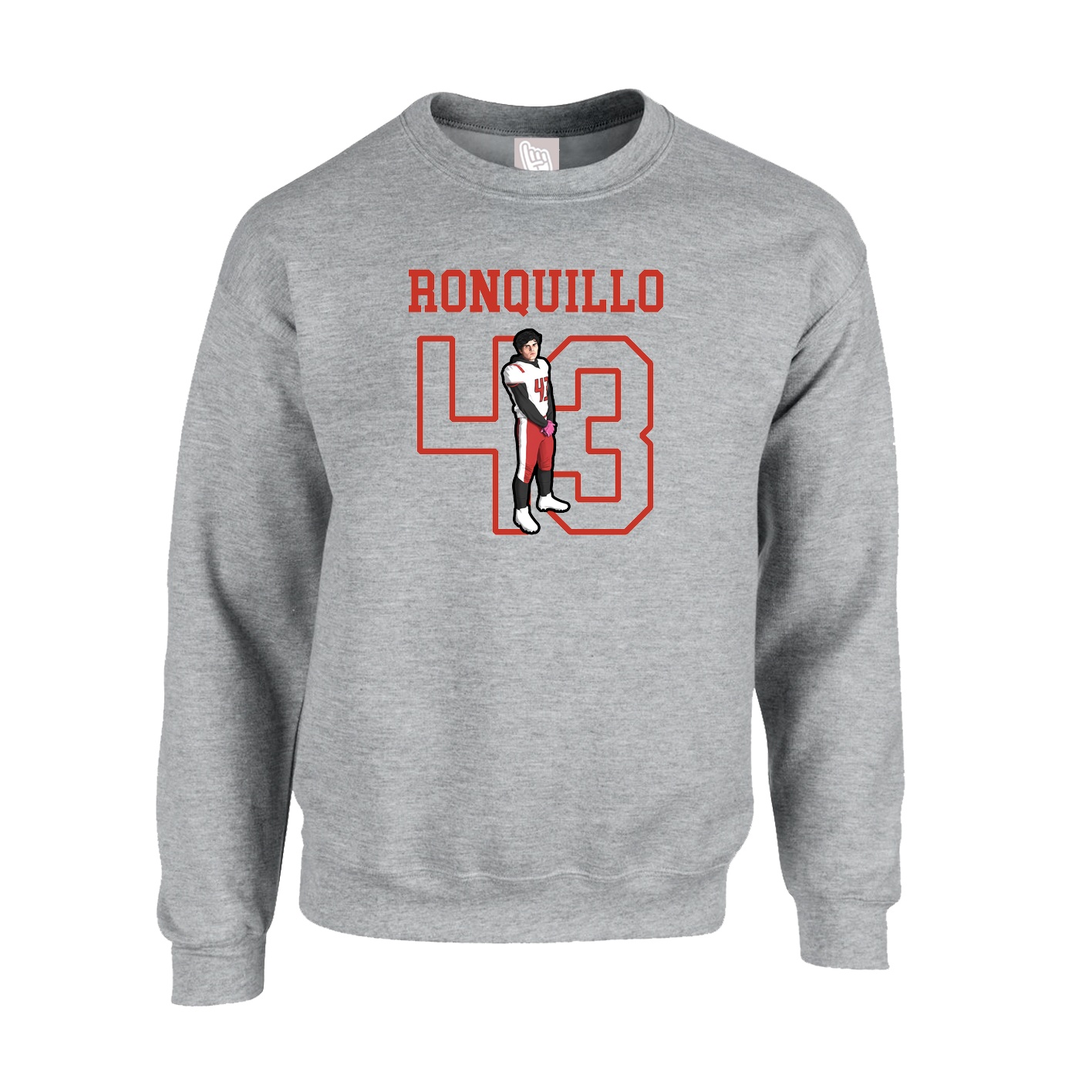 Fleece Crew — Shirsey in Grey