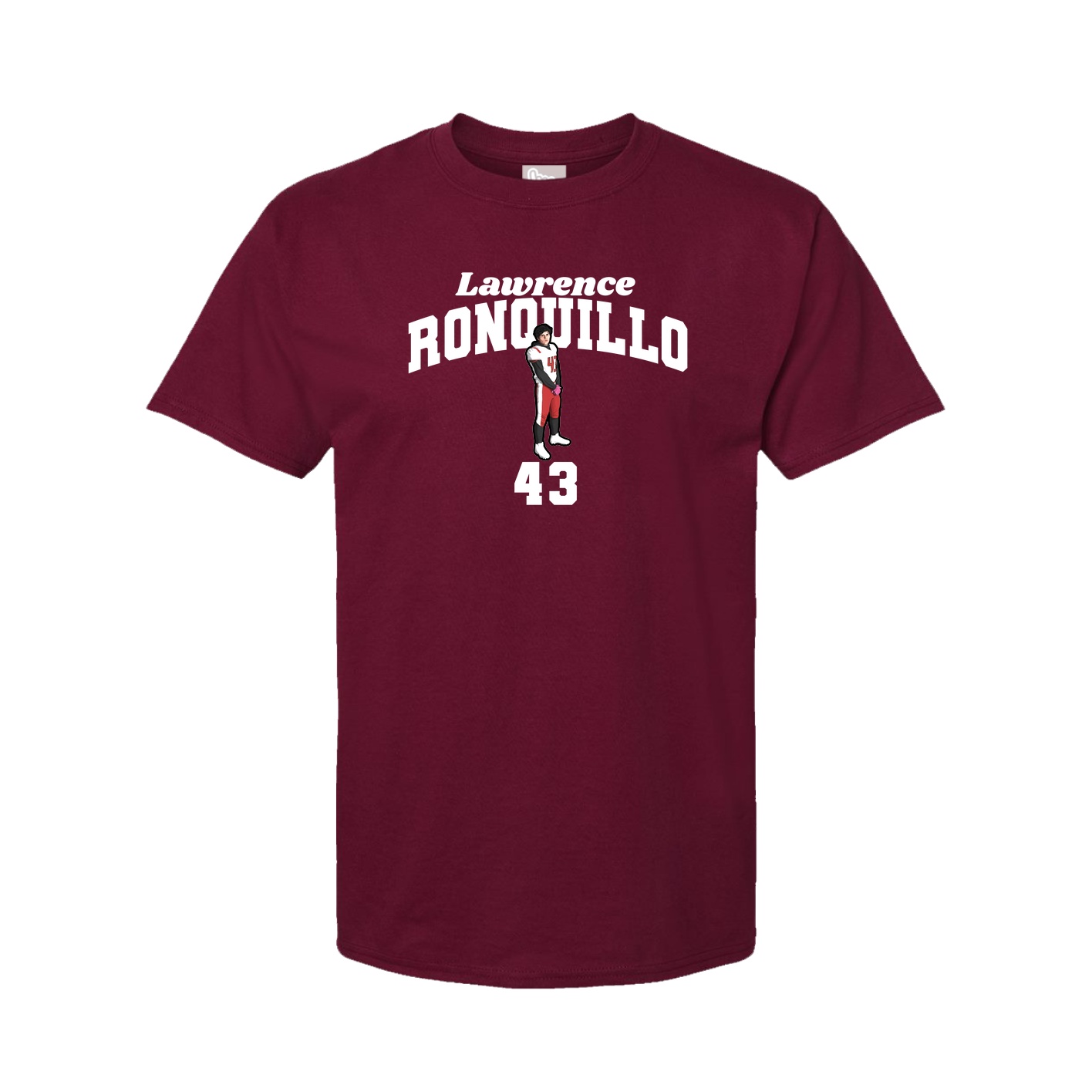 Youth Tee — Signature Arch in Cardinal