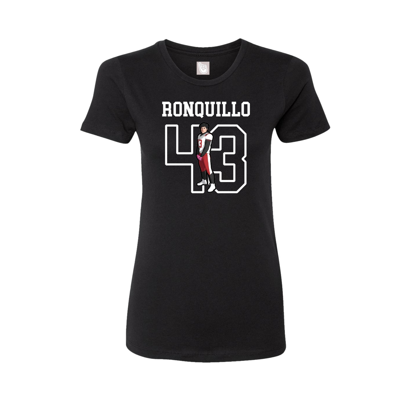 Fitted Women's Tee — Shirsey in Black