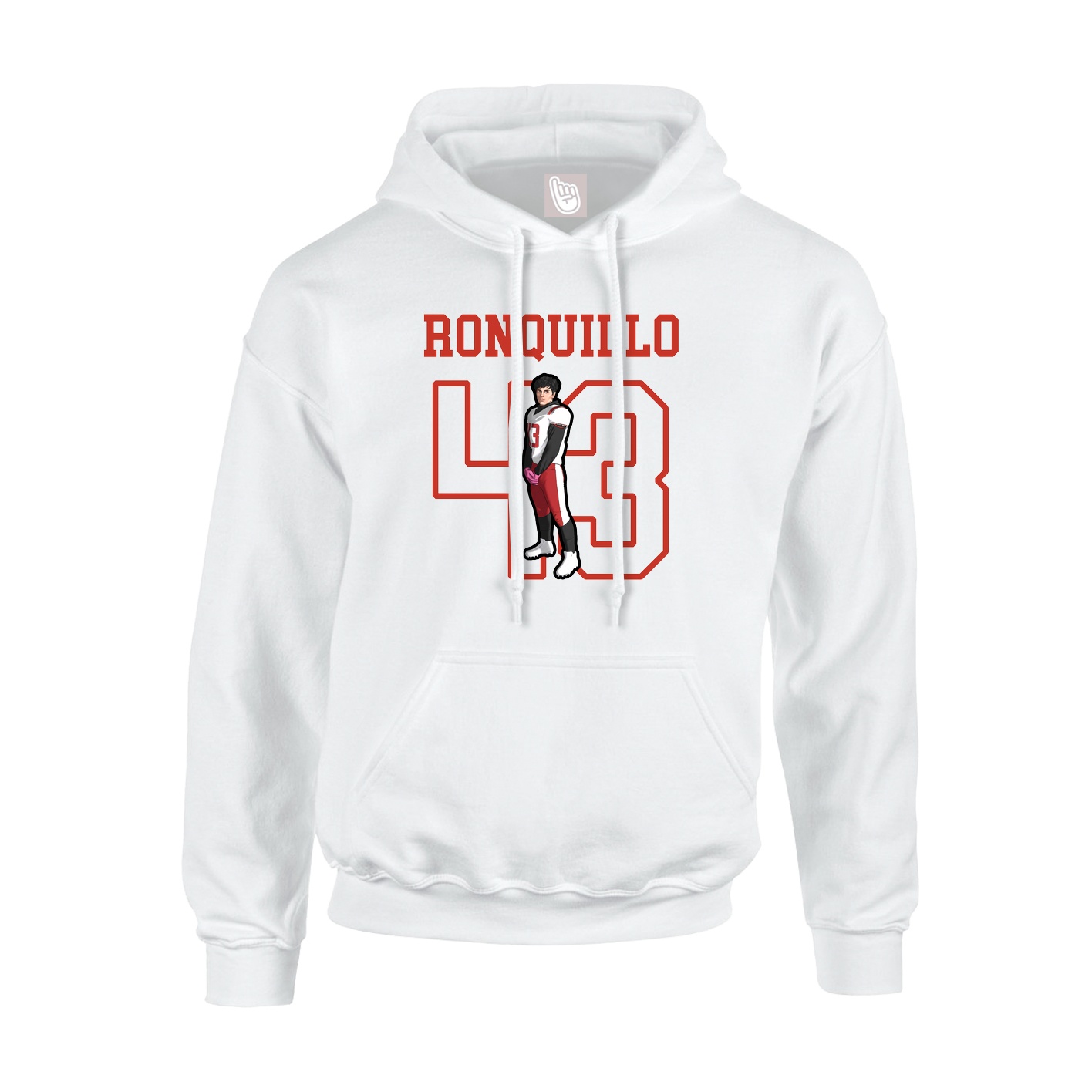 Hoodie — Shirsey in White