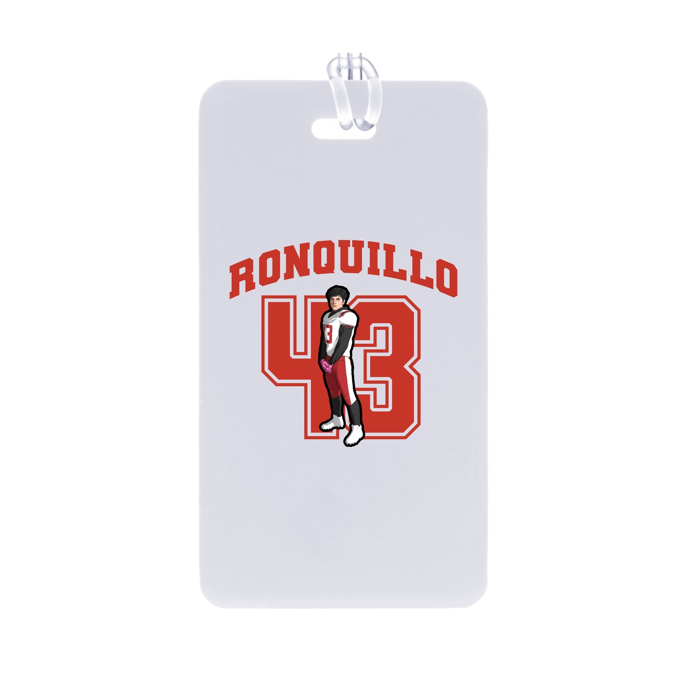 Bag Tag — Number in Classic