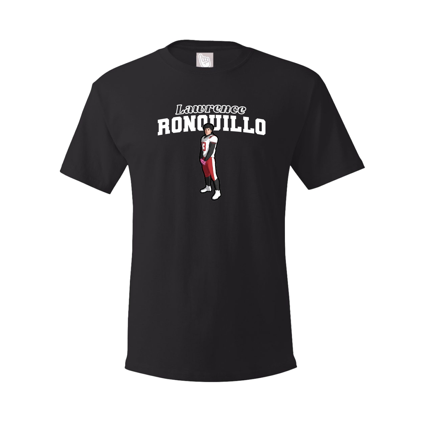 Youth Tee — Name Arch in Black