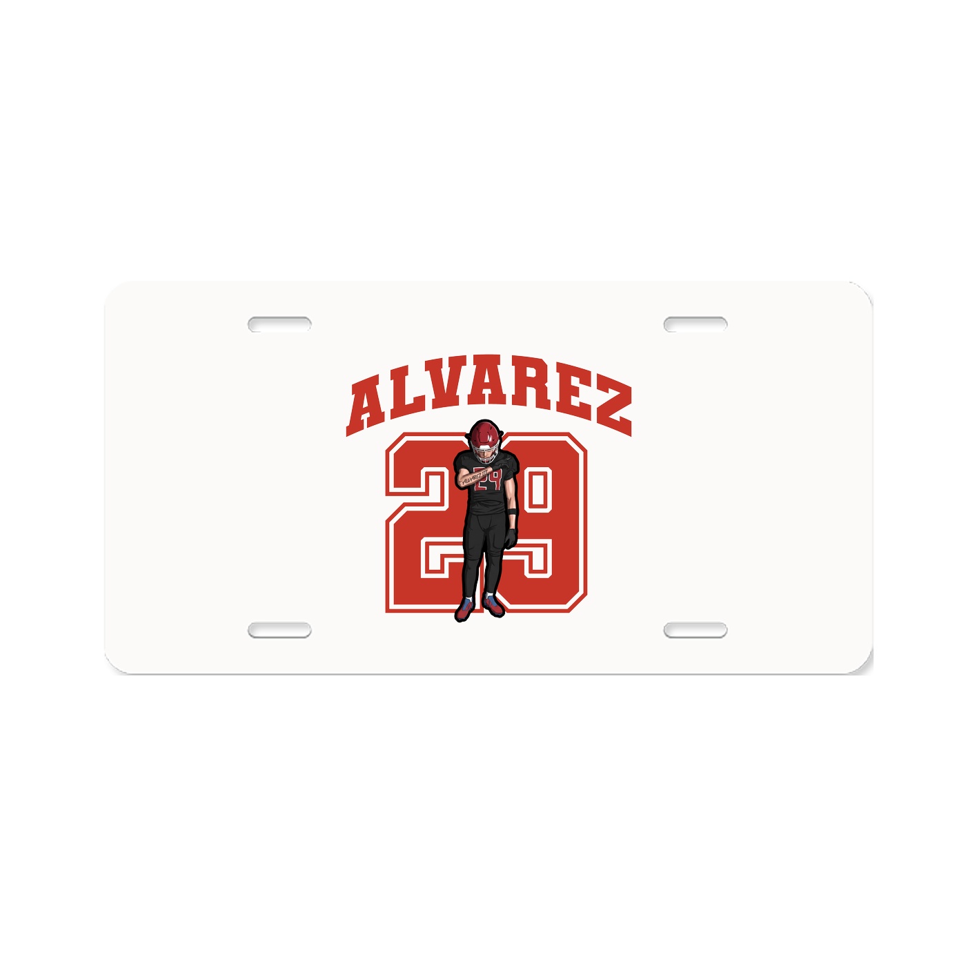 License Plate — Number in Classic