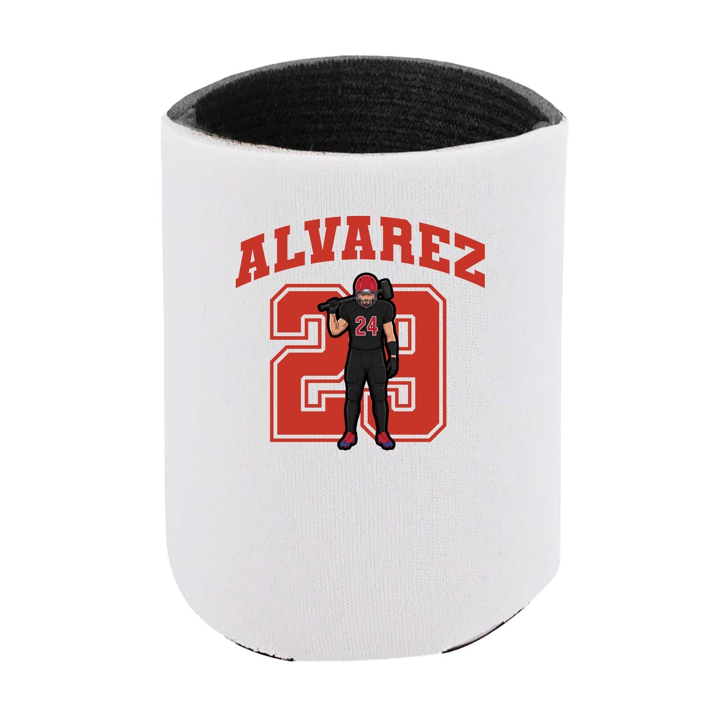 Can Holder — Number in White