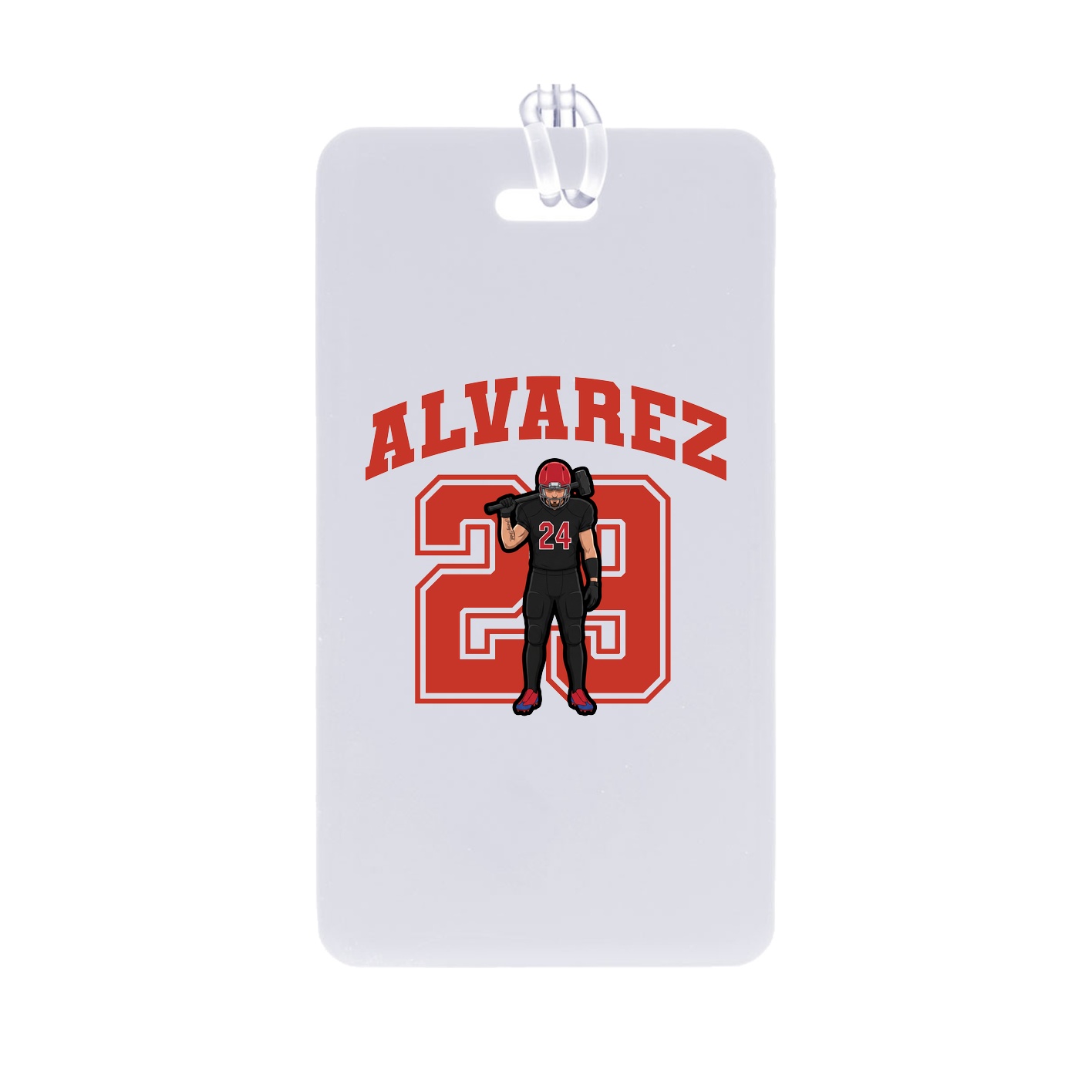 Bag Tag — Number in Classic