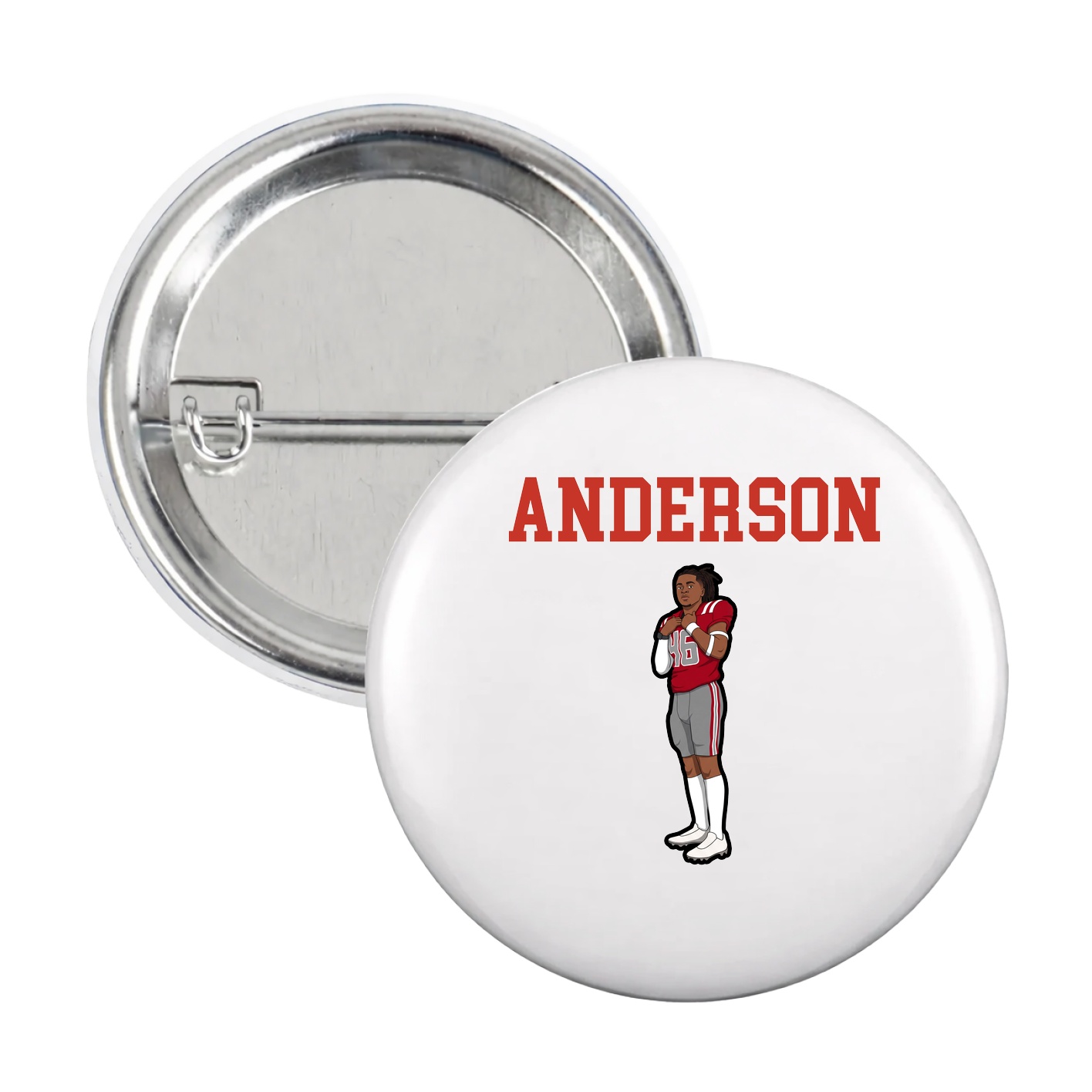 Game Day Button — Shirsey in White