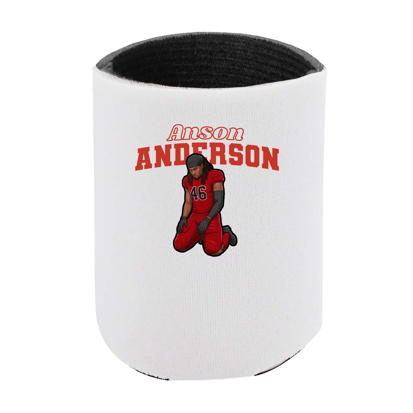Can Holder — Name Arch in White