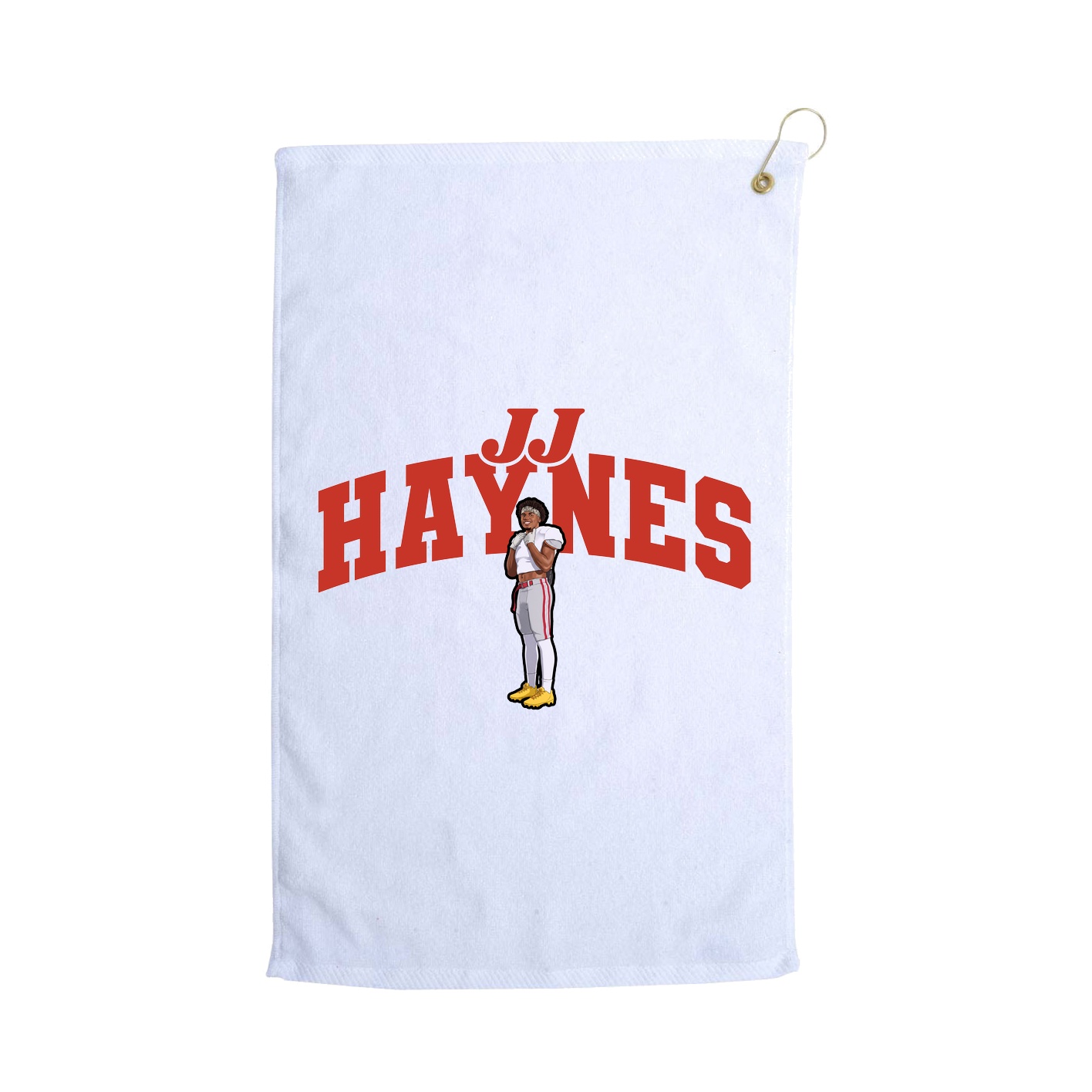 Golf Towel — Signature Arch in White