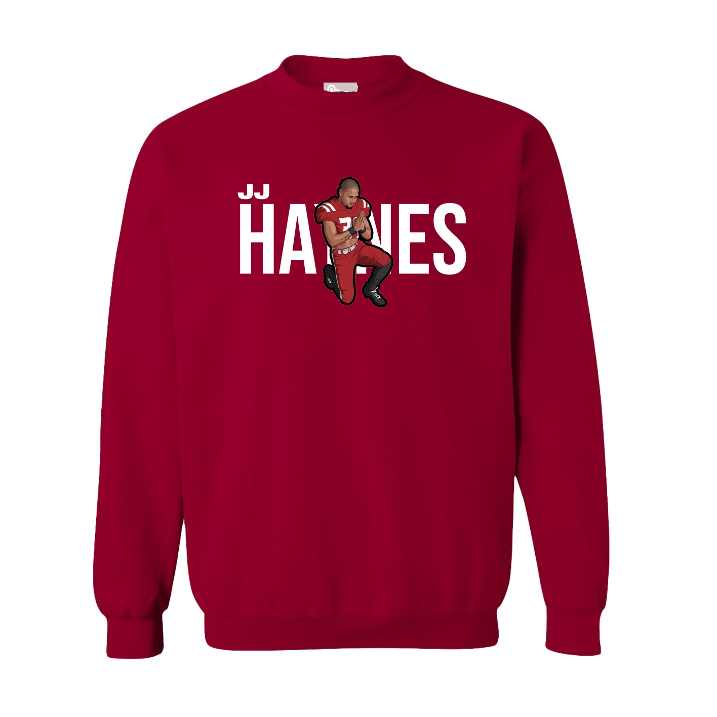 Fleece Crew — Player Name in Cardinal