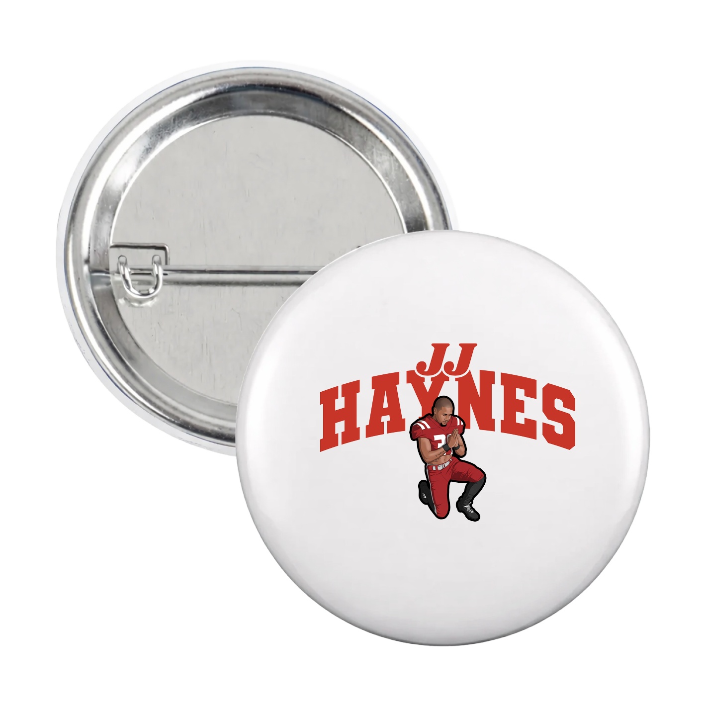 Game Day Button — Signature Arch in White