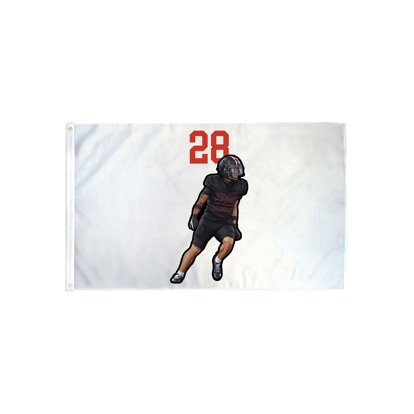 3x5 Flag — Number Top in Classic