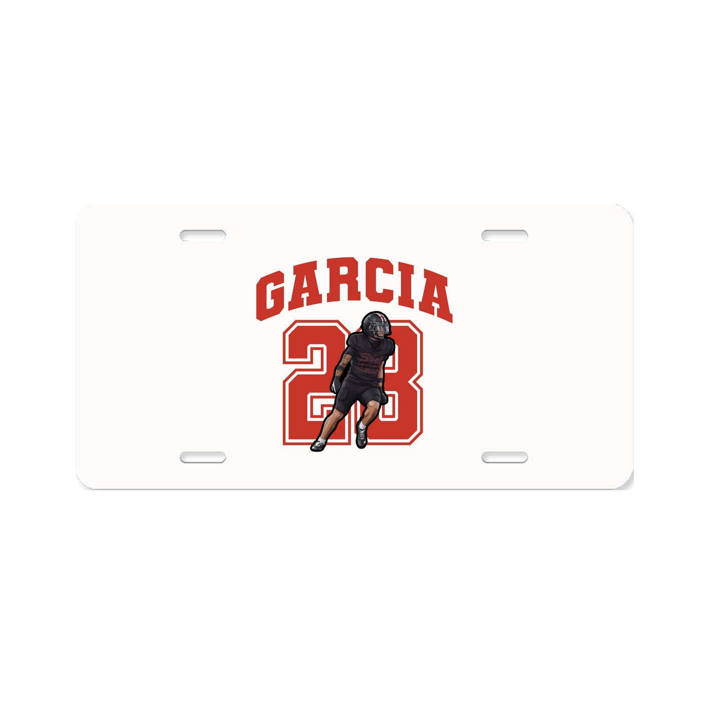 License Plate — Number in Classic