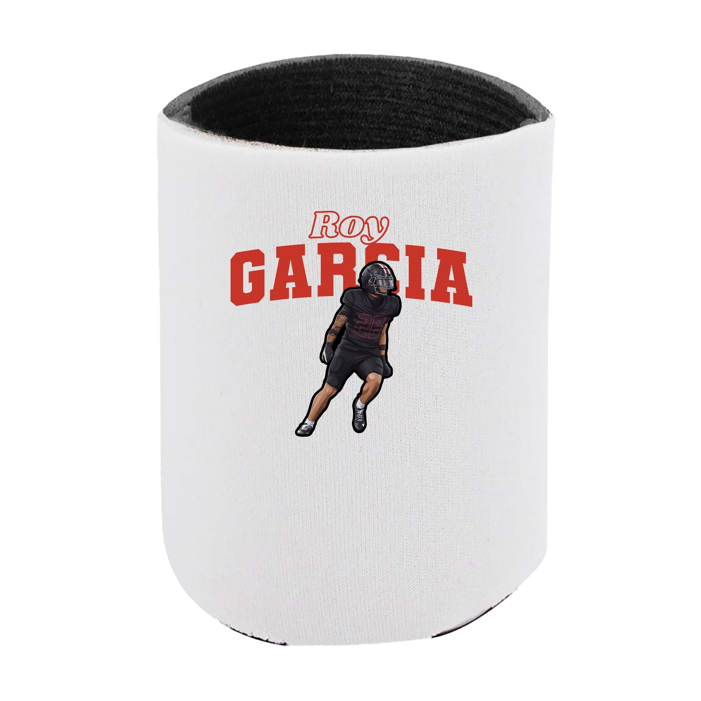 Can Holder — Name Arch in White