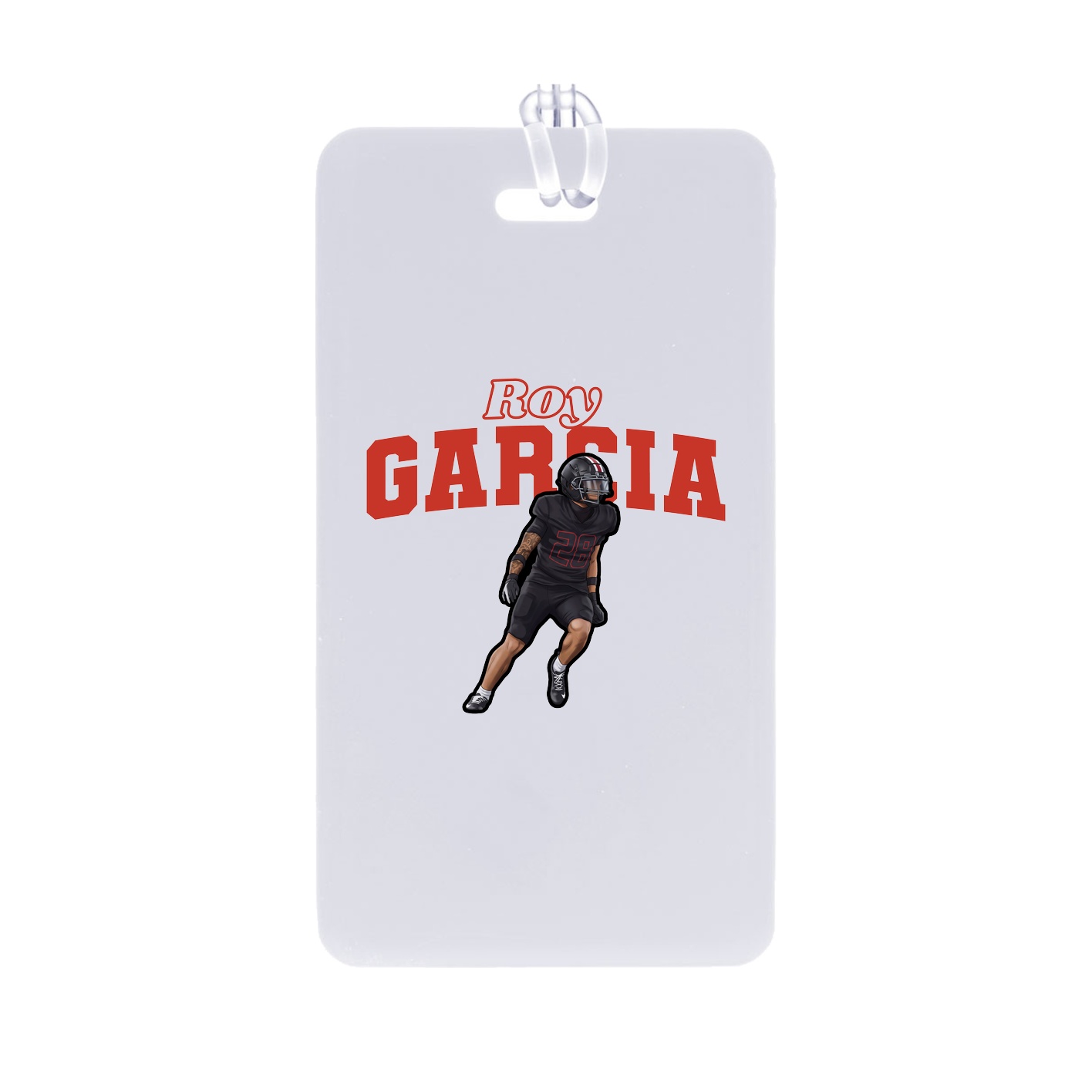Bag Tag — Name Arch in Classic